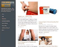 Tablet Screenshot of advertisement-articles.com